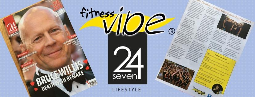 Fitness Vibe featured in 24Seven Lifestyle Magazine