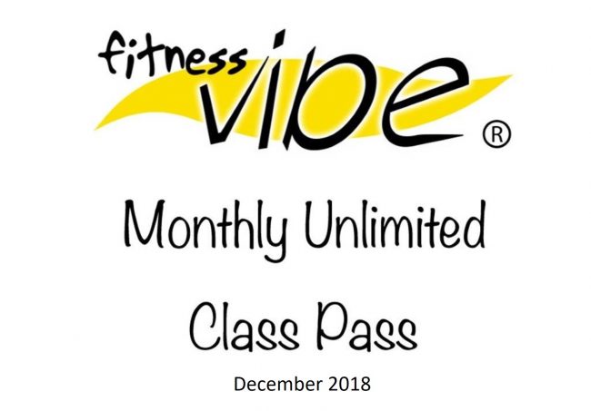 SPECIAL DECEMBER MONTHLY CLASS PASS £19.50