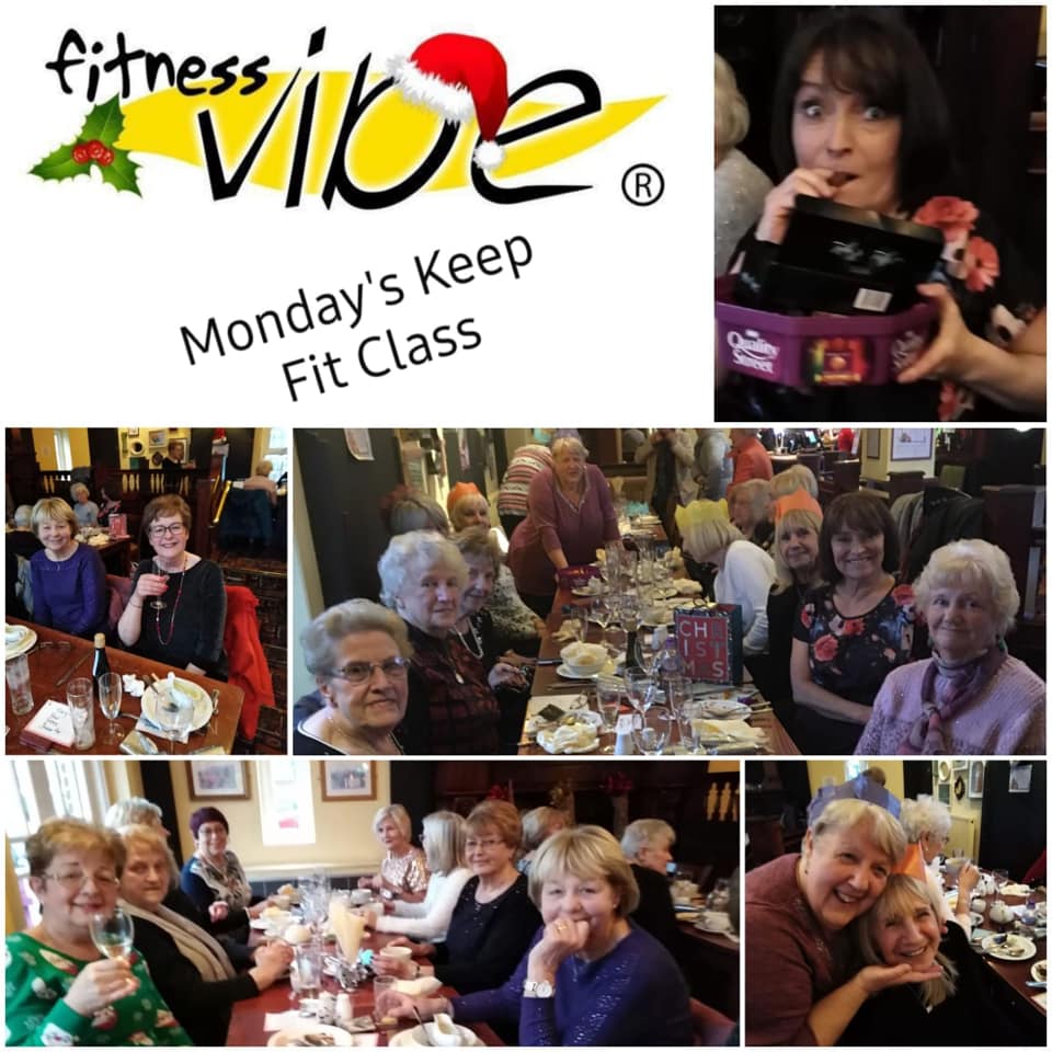Monday morning keep fit, festive lunch Thursday 12th December