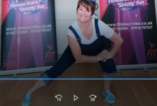 A home workout for you – Themed VE Day Ballroom Fitness Video