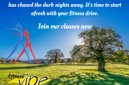 Spring is here! It’s time to start afresh with your fitness drive.