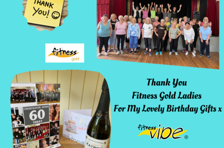 Thank you Monday morning Fitness Gold ladies
