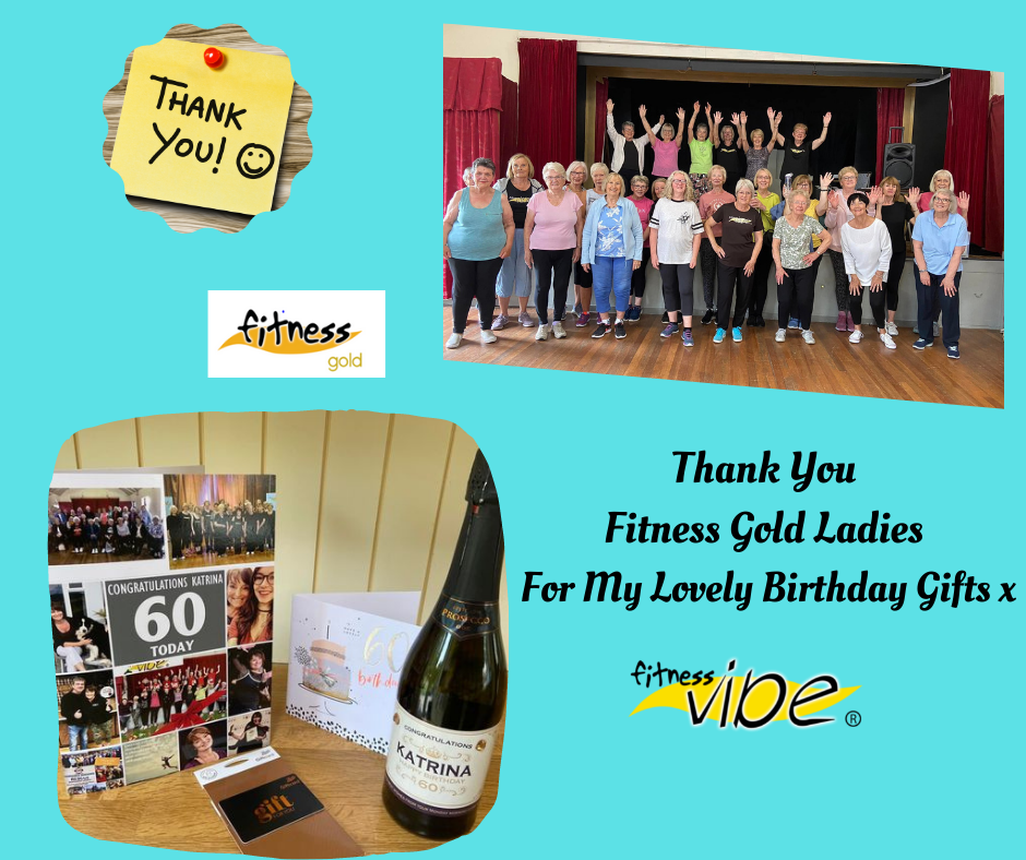 Thank you Monday morning Fitness Gold ladies