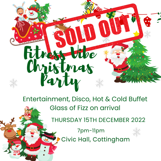 Fitness Vibe Christmas Party Sold Out