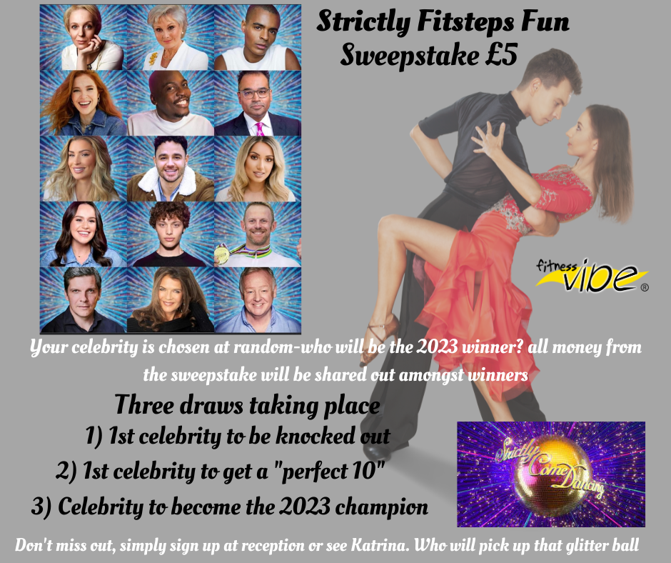 It’s Strictly Time!  Stictly Fun Sweepstake 2023