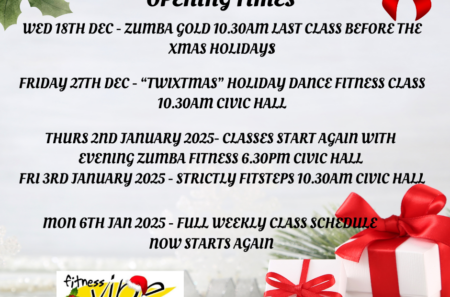 Christmas & New Year Opening Times