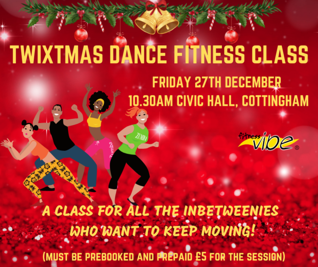 Holiday “Twixtmas” Class Friday 27th December