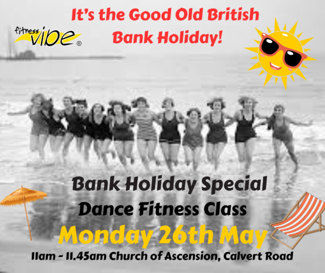 Monday 26th May –  Bank Holiday Dance Fitness Class