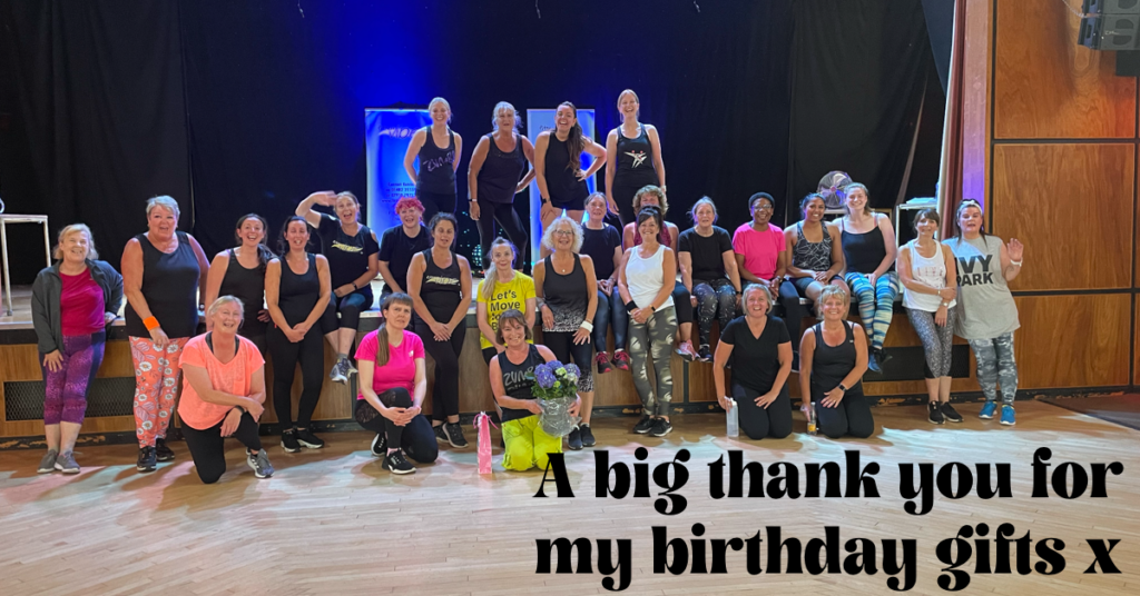 A big thank you for my birthday gifts x