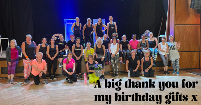 A big thank you for my birthday gifts x