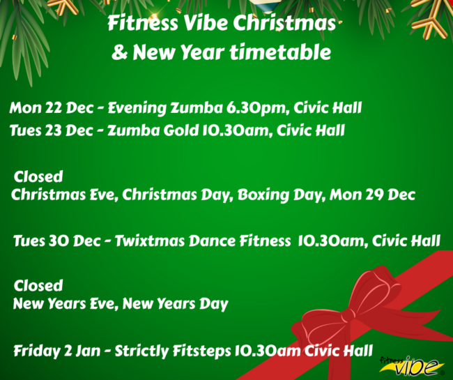 Christmas & New Year Opening Times