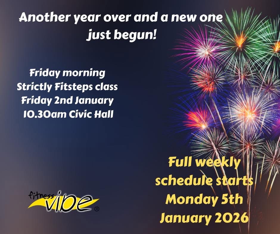 All classes start again Monday 5th Jan 2026!
